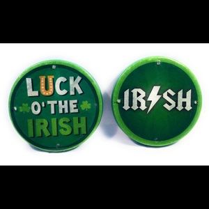 Pack of 16 St. Patrick's Day Lighted Party Buttons